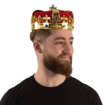 Tigerdoe King's Crown Set for Kids - 4 Royal Crowns and Tiara