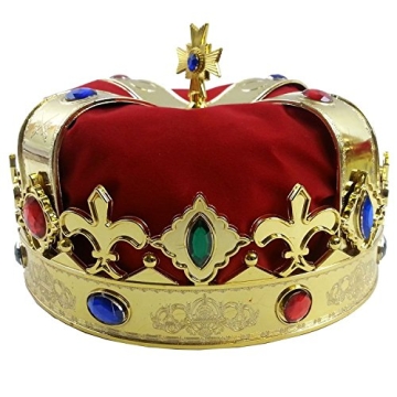 Tigerdoe King's Crown Set for Kids - 4 Royal Crowns and Tiara
