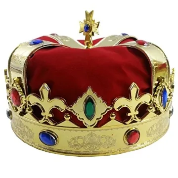 Tigerdoe King's Crown Set for Kids - 4 Royal Crowns and Tiara