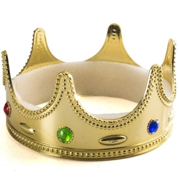 Tigerdoe King's Crown Set for Kids - 4 Royal Crowns and Tiara