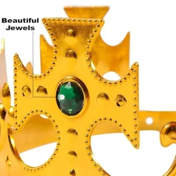 Tigerdoe King's Crown Set for Kids - 4 Royal Crowns and Tiara