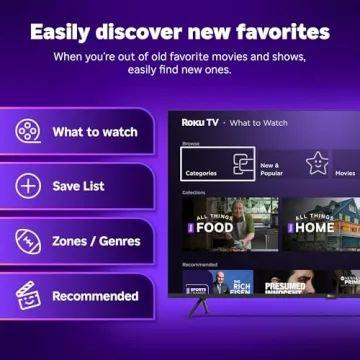 Roku Smart TV 2025 65-Inch QLED with Dolby Vision