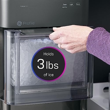 GE Profile Opal 2.0 Nugget Ice Maker - Black Stainless Steel