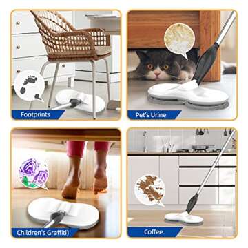 Effortless Cleaning with KOJEO Electric Mop for Floors