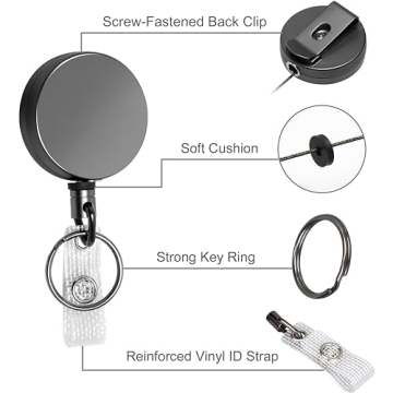 Heavy Duty Retractable Badge Holder Reel - Will Well