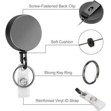 Heavy Duty Retractable Badge Holder Reel - Will Well