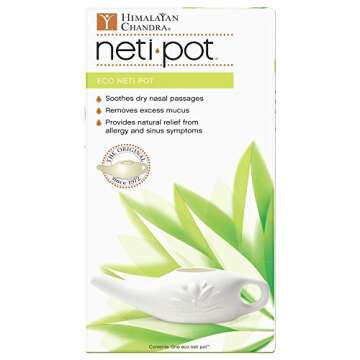 Himalayan Chandra Eco Neti Pot: Natural Nasal Relief