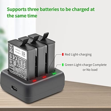 Hanatora DJI Osmo Action Battery Charger for Quick Charging