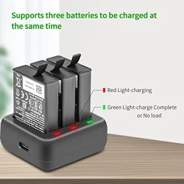 Hanatora DJI Osmo Action Battery Charger for Quick Charging