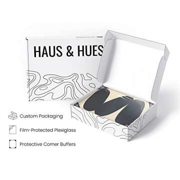 HAUS AND HUES Scandinavian Abstract Wall Art Prints Unframed