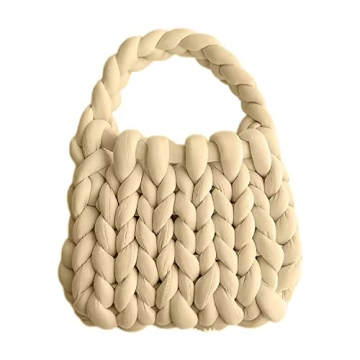 OXYPLAY Thick Bulky Handwoven Handbag for Chic Style