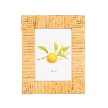 Creative Co-Op Handwoven Rattan Frame for Photos