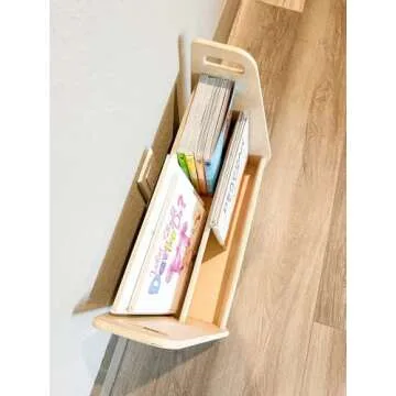 Portable Wooden Bookshelf for Children - Bush Acres Gavin