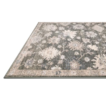 Simply Southern Cottage Sage Green Floral Area Rug