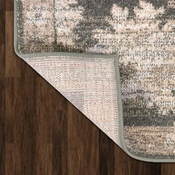 Simply Southern Cottage Sage Green Floral Area Rug