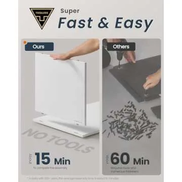 SONGMICS HOME Superfast Toolless Assembly, Storage Cabinet, Accent Buffet Cabinet with Lighting and Glass Shelf, Sideboard, Minimalist, Snow White UBBK372W02