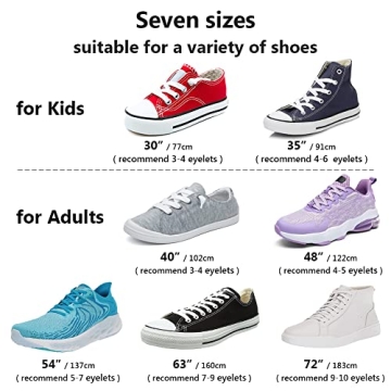 UpUGo Flat Shoe Laces for Sneakers & Boots