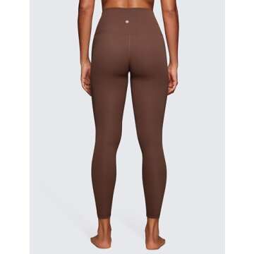 CRZ YOGA Butterluxe High Waisted Lounge Legging 25" - Buttery Soft Workout Yoga Pants for Women Coff...