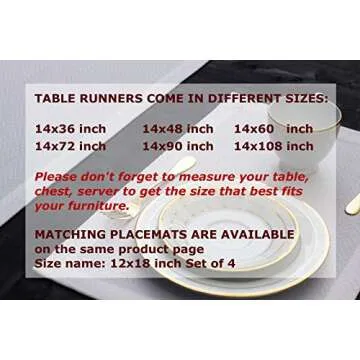 Elegant Waterproof White Table Runner for All Occasions