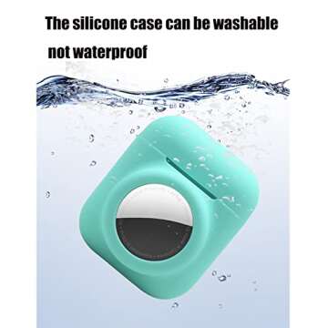 Glow Pink 2 in 1 Airpods Case with Airtag Holder