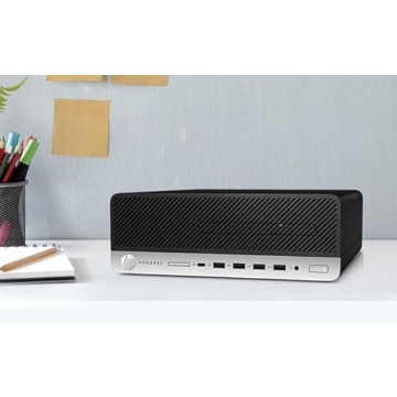 HP EliteDesk 800 G5 Desktop with 24" Monitor & RGB Speakers