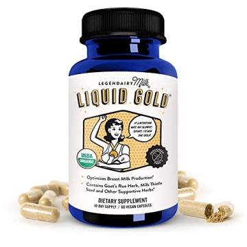 Legendairy Milk Liquid Gold Lactation Support with Organic Ingredients for Breastfeeding