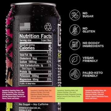 LMNT Sparkling Electrolyte Drink - Variety Pack | 12-Count