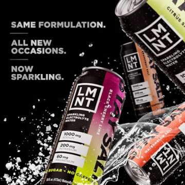 LMNT Sparkling Electrolyte Drink - Variety Pack | 12-Count