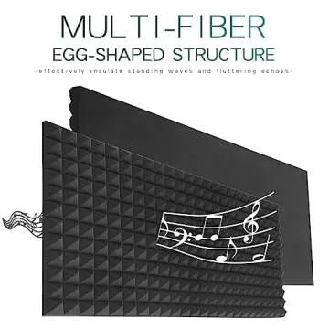 HWLIYUTAI Acoustic Foam Panels - Fire Resistant Sound Absorbing Panels