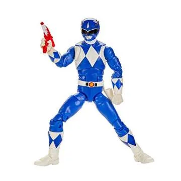 Power Rangers Lightning Collection Mighty Morphin Blue Ranger 6-Inch Premium Collectible Action Figure Toy with Accessories