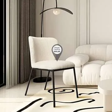 Stylish SIMTONAL Dining Chairs Set of 2 for Any Room