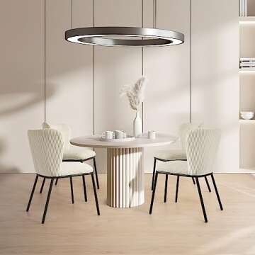 Stylish SIMTONAL Dining Chairs Set of 2 for Any Room