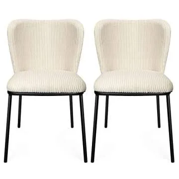 Stylish SIMTONAL Dining Chairs Set of 2 for Any Room