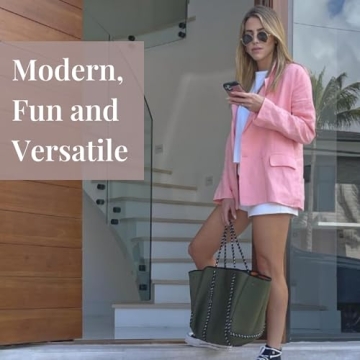 Lightweight Water-Resistant POPUPS Neoprene Tote Bag