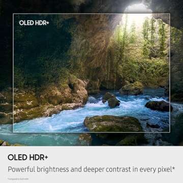 SAMSUNG 65-Inch OLED S90F 4K Smart TV with AI Upscaling