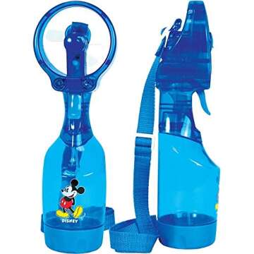 Disney Mickey Mouse Personal Misting Fan - Stay Cool All Summer