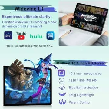 Powerful Android 14 Tablet with 2-in-1 Functionality