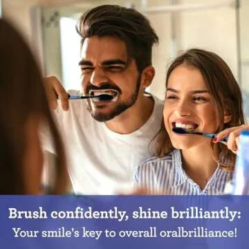 GuruNanda Charcoal Infused Toothbrush – Soft Charcoal Bristles - Helps Clean Plaque, Whitens Teeth, and Aids in Fresh Breath – BPA-Free Brush for Adults & Kids (6 Count)