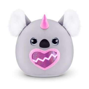 Eggzania Fairy Mania (Koala) by ZURU, Plush Toy, Collectible Plush, Surprise Eggs, Wearable Accessories, Slime, Toys for Girls