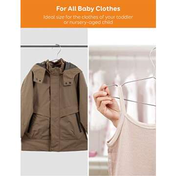 Quality Space-Saving Baby Hangers for Kids Clothes
