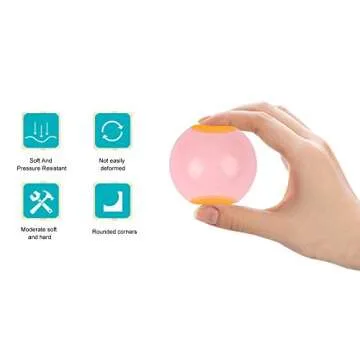 WINTECY Pack of 100 Plastic Balls, 2.2 inches/5.5 cm, BPA Free Pit Balls Crush Proof Ocean Balls Phthalate Free for Boys Girls Toddlers Indoor Outdoor (Marca Green+Marca Pink+White+Transparent)