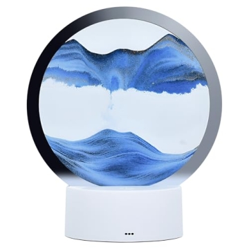 Dnil Moving Sand Art Lamp - 3D Colorful Night Light