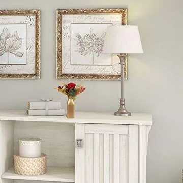 Artificial Flowers with Vase Roses Pine Cones Bouquet Fake Christmas Flowers Picks Centerpieces for Farmhouse Home Decor Clearance Kitchen Coffee Table Decorations for Xmas