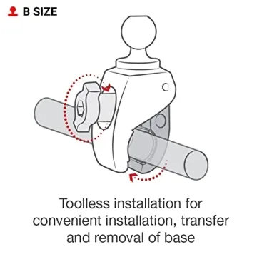 RAM Mounts Tough-Claw Clamp Base for Secure Mounting