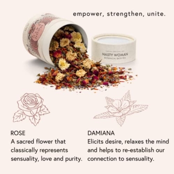 Nasty Woman Botanical Bath Tea - Organic Herbal Soak
