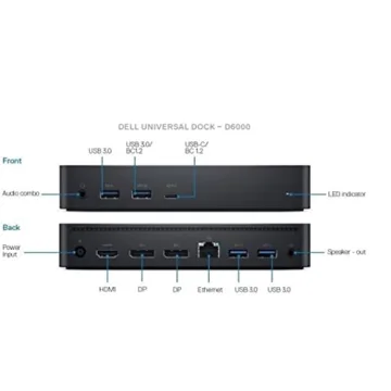 DELL D6000 Universal Docking Station for Multi-Device Support