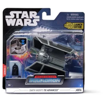 STAR WARS TIE Advanced Vehicle with Darth Vader Figure