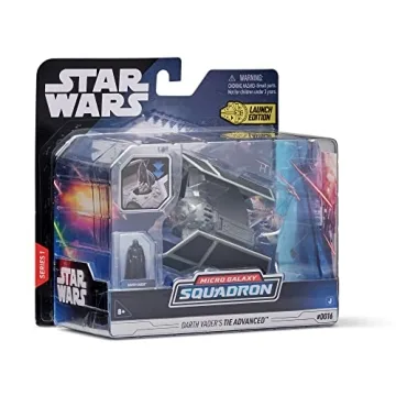 STAR WARS TIE Advanced Vehicle with Darth Vader Figure