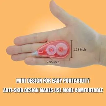 Jovanssen White Out Tape, 12 Pack White Out - 13.13 Feet Correction Tape, White Out Correction Tape, Whiteout Tape for School and Office.