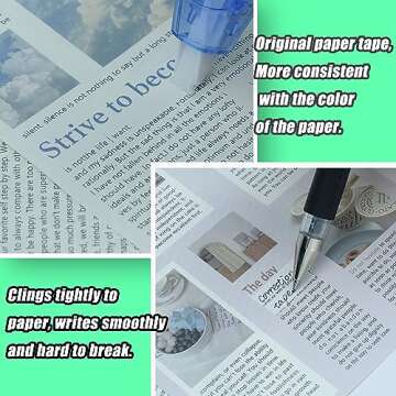 Jovanssen White Out Tape, 12 Pack White Out - 13.13 Feet Correction Tape, White Out Correction Tape, Whiteout Tape for School and Office.